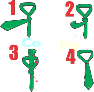 nudo doble corbata