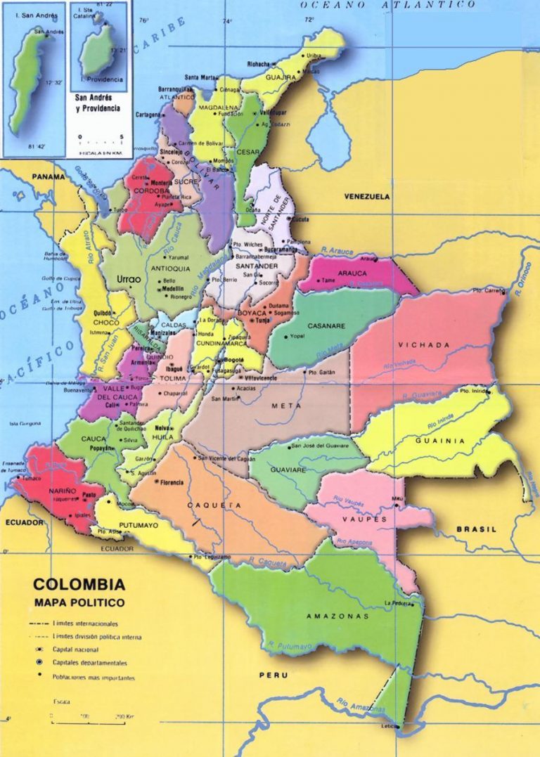 departamentos de colombia