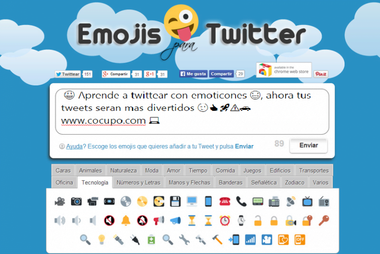 emoticones para twitter